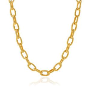 [한국금다이아몬드] 여자 순금 목걸이 체인 볼드 루프 24K 56.25g 18K장식