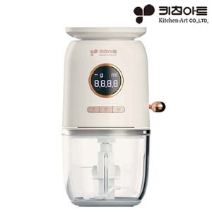 키친아트 2ni1 무선 멀티다지기 KKW-600SC 주방저울 겸용 USB 멀티믹서기 가정용 다지기 믹서기 소형믹서기