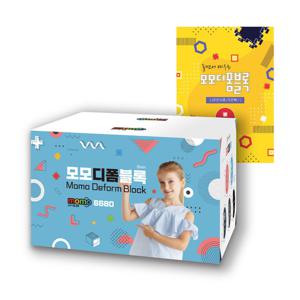 모모디폼블럭 8mm 디럭스 6680pcs + 도안북ver1