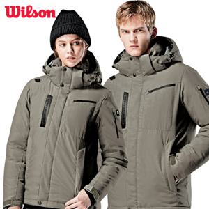 윌슨 덕다운패딩 4841 베이지 다운점퍼 패딩점퍼