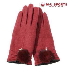 [MU SPORTS] 스마트터치 밍크포인트 여성 모장갑 MN-45601