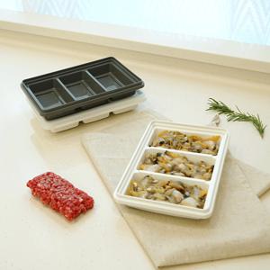 창신리빙 칸칸 아이스 얼음 냉동실 소분용기 3구 2개