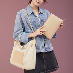 4ALL 5컬러 파우치포함 코듀로이 숄더백겸 골덴 에코백 TFA854