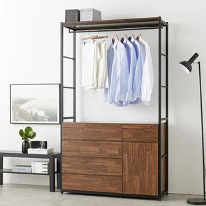 벨르 아일랜드 서랍형1200 시스템 철재 행거 드레스룸