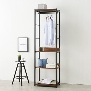 벨르 3단600시스템 철재 행거 드레스룸 수납선반 옷장