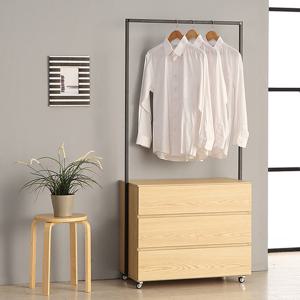 벨르 3단 800서랍형 이동식 드레스룸 시스템 철재행거