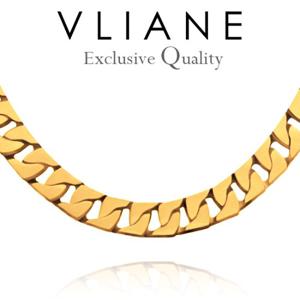 [브리앙] 18K 스퀘어 커브체인 남자 목걸이 (금목걸이,남자선물)