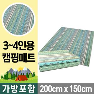 200x150 중대형 포시즌 방수코팅 캠핑매트 돗자리