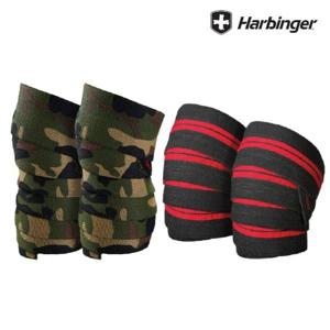 하빈져 니랩 레드라인 카모 스쿼트스트랩 무릎보호대