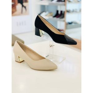 [닥스] 여성 4cm 블록힐 스틸레토 펌프스 힐 dif124