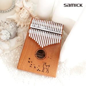 삼익 칼림바 SKLB-17 사슴 올솔리드 마호가니 17키 음계각인