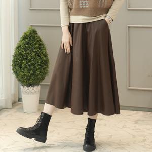 [웬디즈갤러리]레이나 레자 스커트 DSK106