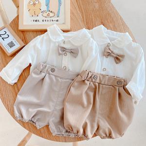 [엠케이] 카라셔츠 블루머바지 유아 상하세트(73-110) 204498