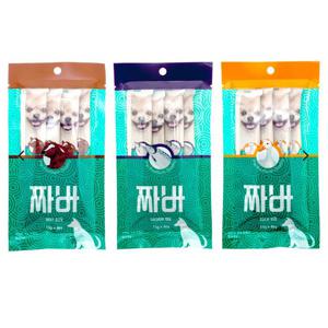 펫퍼스 국내산 유산균 츄르 간식 짜바(4개입) - 강아지용