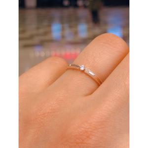 미니골드 18K [탄생석]젠로제냐 미스링 RRTM4085