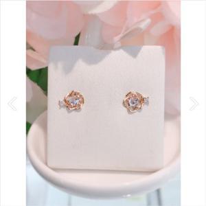 미니골드 14K 미니로즐리 귀걸이 ETRM4177