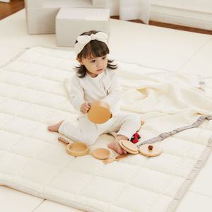 디자인스킨 유아 구름 모달 누빔 아기 패드 대형