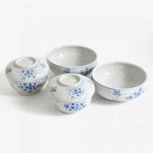 [박씨상방] 고백자 목단 반상기세트