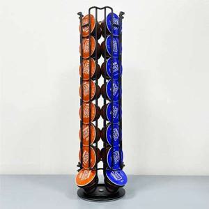 [몰라덴] 캡슐홀더 회전식(무광블랙) 32구 거치대-돌체 호환용