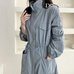 [디자이어로즈][디자이어로즈] 여성 지퍼 롱 스트링 야상 4color