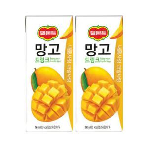 델몬트 망고 드링크 190ml 96팩