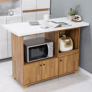 올라잇 아일랜드식탁 수납형 홈바 테이블 (착불)