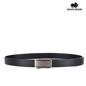 바이슨데님 남자 수제 가죽 버클 정장 캐쥬얼 자동벨트 N71724-1