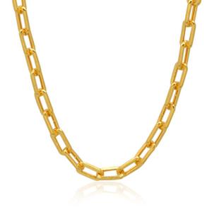 여자 순금 목걸이 37.5g [심플 클립] 체인 디자인