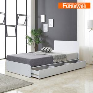 퍼스웰 심플헤드 낮은형수납서랍침대 프레임.퀸(UJ_010)