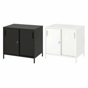 이케아 TROTTEN 트로텐 미닫이수납장 80x75/캐비닛/수납장/책장