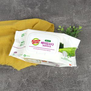 3M 베이킹소다 물걸레 청소포 25매 표준형