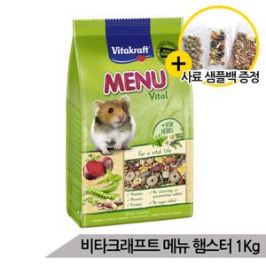 비타크래프트 메뉴 바이탈 프리미엄 햄스터사료 1kg