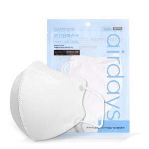에어데이즈 마스크 KF94 새부리형 마스크 대형 10매 화이트
