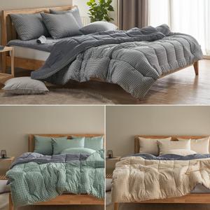 룸마이룸 깅엄체크 극세사 이불패드세트 SS