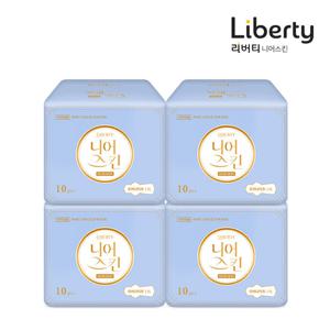 리버티 에어홀 니어스킨 생리대 오버나이트 10Px4팩