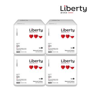 유기농 리버티 센시티브 생리대 대형 12Px4팩