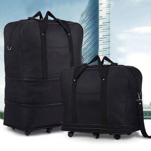 블랙 소프트 이민가방 4단조절 캐리어 유학가방 짐가방 여행가방