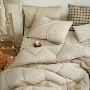 워밍 극세사 겨울 차렵이불 SS 베개세트