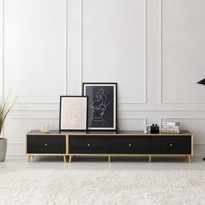 나무뜰 딕스 블랙골드 2400 거실장 PKF060C (착불)