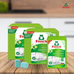 단품)프로쉬식기세척기세제 그린레몬X2개+식기세척기클리너 SET