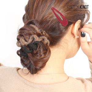 [KNOTXKNOT] 단독기획 2p fw털실 스프링밴드