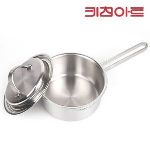 키친아트 프리미엄 통삼중 스텐냄비 편수16cm