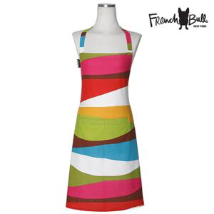 프렌치불 디자인 방수앞치마 키스패턴