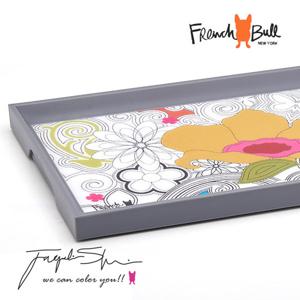 프렌치불 디자인 모던트레이 스낵쟁반 1P