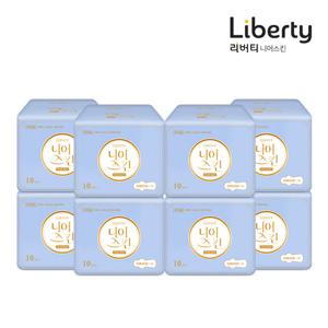 리버티 에어홀 니어스킨 생리대 오버나이트 10Px8팩