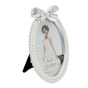 진주 리본 사진액자 / 5x7 탁상액자