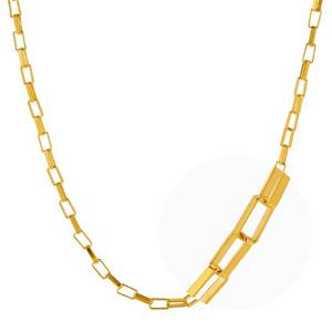 [한국금다이아몬드] 여자 순금 목걸이 체인 큐브 24K 18.75g 18K장식