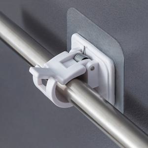 강력 접착 무타공 압축봉 샤워 커튼봉 고정 홀더