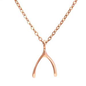 [비앤비골드] 14K 행운 위시본 함마링 체인 목걸이 NPN29305