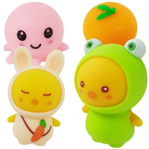 아가플러스 말랑이 귤+문어+옷입는 병아리 2종_1세트